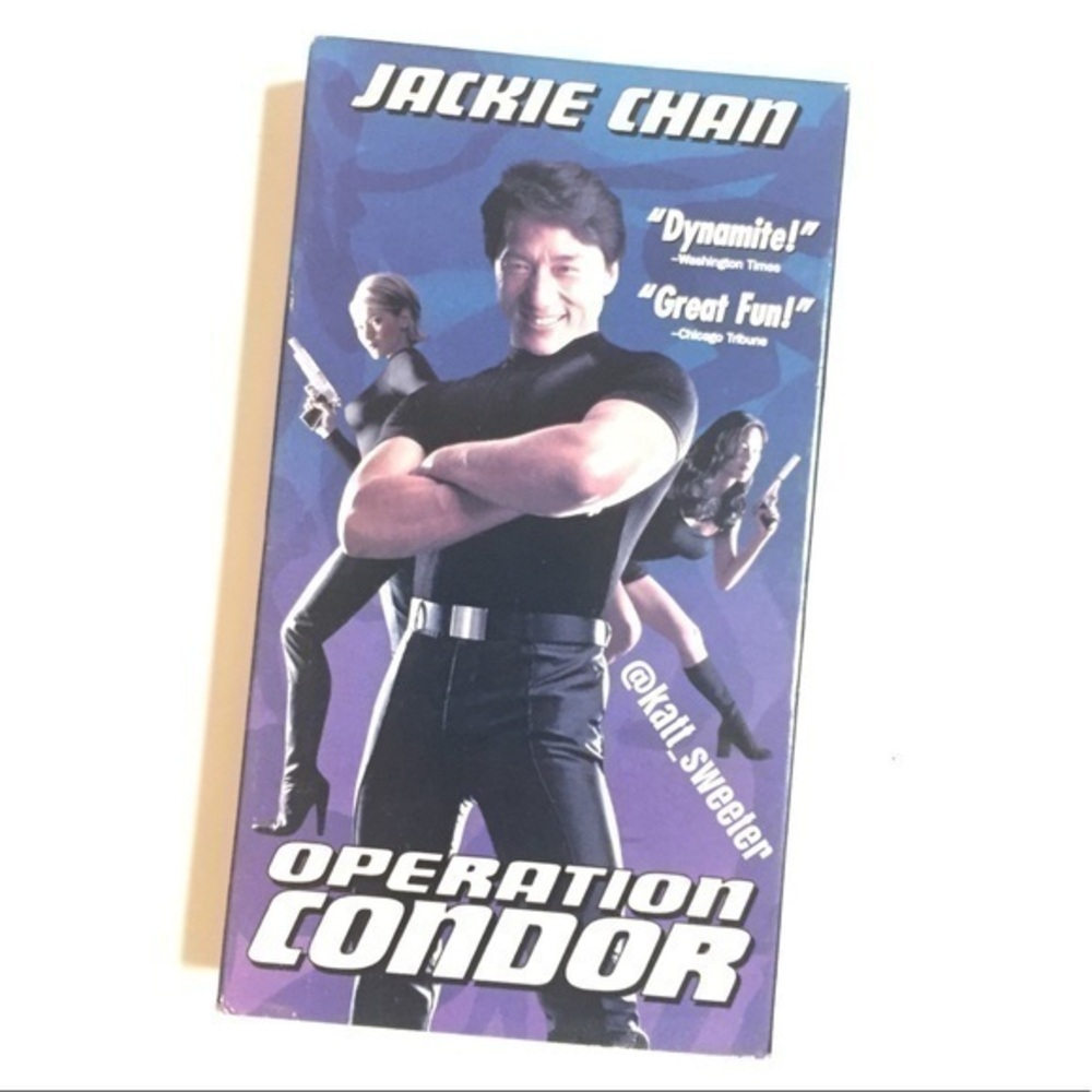 Vintage OPERATION CONDOR (1991) Jackie Chan - VHS - Rare
